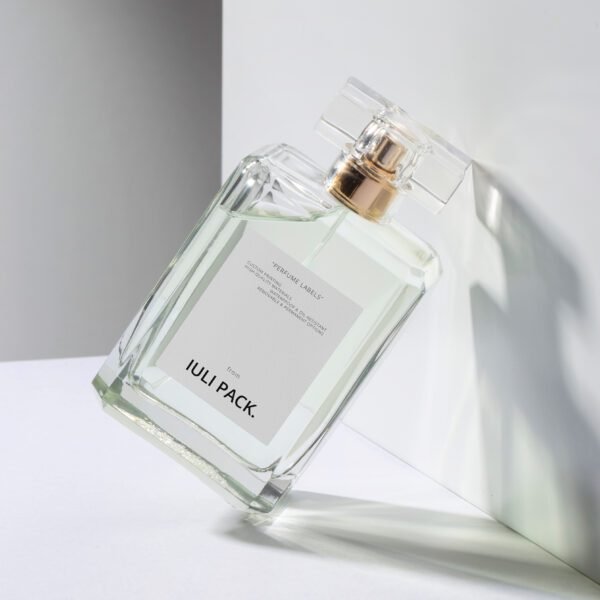 glass perfume bottle with custom Perfume Labels